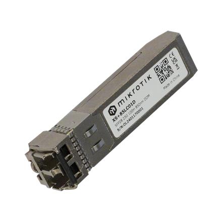 MikroTik SFP28 Module | XS+85LC01D | Dual LC UPC | 10000/25000 Mbit/s | Maximum transfer distance 100 m 430678