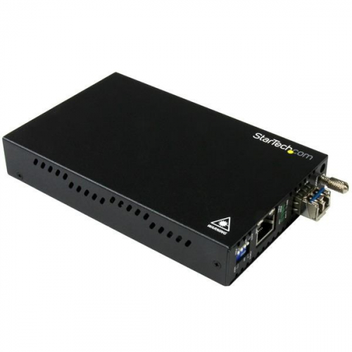 StarTech.com Gigabit Ethernet Copper-to-Fiber Media Converter - SM LC - 10 km