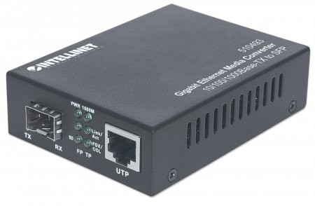 Intellinet Media Converter 10/100/ 1000BASE-TX-SLOT SFP GB