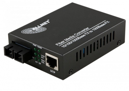 ALLNET ALL-MC105G-SC-SM network media converter 1000 Mbit/s Single-mode Black