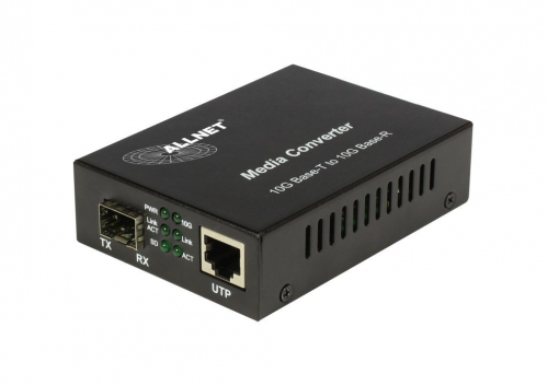 ALLNET ALL-MC109-SFP+ network media converter 10000 Mbit/s Black