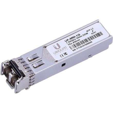 Ubiquiti | UF-MM-1G | SFP | Multi-Mode Fiber | Dual LC | 10/100/1000 Mbit/s | Wavelength 850 nm | Maximum transfer distance 550 m | (2-Pack) | 0 to +70C