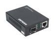 Intellinet 10GBase-T to 10GBase-R Media Converter, 1 x 10 GB SFP+ Slot, 1 x 10GB RJ45 Port