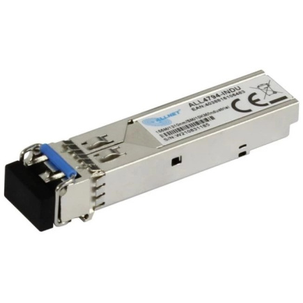 ALLNET Switch Modul ALL4794-INDU SFP(Mini-GBIC), 100Mbit, FX/LC, 10Km, singlemode, Industrial -40/+85 Grad,