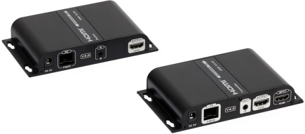 HDMI to Fiber Converter with Signal H3608 Remote Control Extender