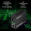 Qoltec Media Converter SWITCH Ethernet 1x RJ45 1x SFP