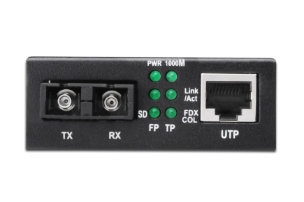 Digitus Gigabit Media Converter, RJ45 / SC