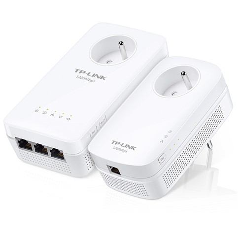 INTD TP-LINK Powerline TL-WPA8631P Kit AV1300-AC1200-Gigabit-WLAN-Powerline-KIT mit Steckdose