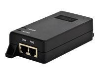 DIGITUS PoE+ power management injector 55V 30W 10/100/1000 Mbit RJ45 LAN in RJ45 PoE out max 100m