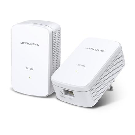 Mercusys | AV1000 Gigabit Powerline Starter Kit | MP500 KIT | 1000 Mbit/s | Ethernet LAN (RJ-45) ports 1 356431