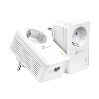 TP-LINK | AV1000 Gigabit Passthrough Powerline Starter Kit | TL-PA7017P KIT | 10/100/1000 Mbit/s | Ethernet LAN (RJ-45) ports 1 | No Wi-Fi | Extra socket