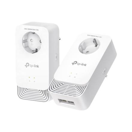 TP-LINK G.hn2400 Passthrough Powerline Kit | PG2400P KIT | 1428 Mbit/s