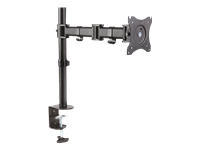DIGITUS single monitor clamp mount up to 69cm 27Inch VESA 75x75mm 100x100 mm rotateble and swivelble max,8Kg