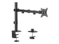GEMBIRD MA-D1-01 Adjustable desk display mounting arm -rotate tilt swivel- 17-32inch up to 9 kg