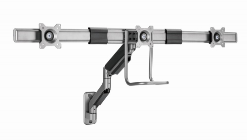 Gembird MA-WA3-01 Adjustable wall 3-display mounting arm, 17”-27”, up to 6 kg