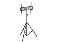 MANHATTAN Portable TV Mount Tripod supports up to 35kg easy to transport height-adjustable black