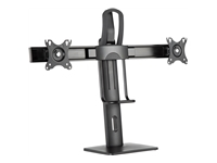 GEMBIRD Double monitor desk stand height adjustable
