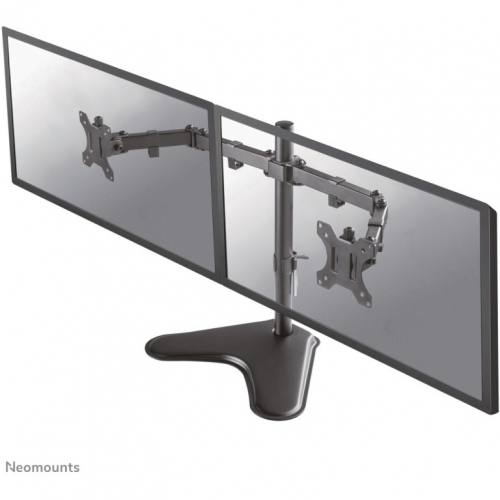 Neomounts FPMA-D550DDBLACK Tischhalterung für zwei Flachbildschirme bis 32
