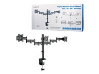 LOGILINK BP0050 LOGILINK - Triple monitor desk mount,13-27, max. 8 kg