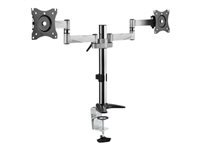 LOGILINK BP0077 LOGILINK - Dual alumium monitor desk mount