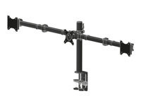 IIYAMA DS1003C-B1 Flexible Desk Mount for Triple Monitor Mount with Clamp or grommet Screen size 10-27inch