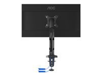 AOC AS110DX Single Monitor Arm with USB Hub