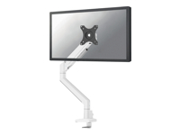 NEOMOUNTS Next Slim Desk Mount single display topfix clamp/grommet white