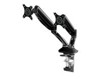 IIYAMA ACC Flexible desk mount with clamp or grommet for dual monitor 10i-27i height adj. gas spring size VESA 75x75/100x100 1-5kg