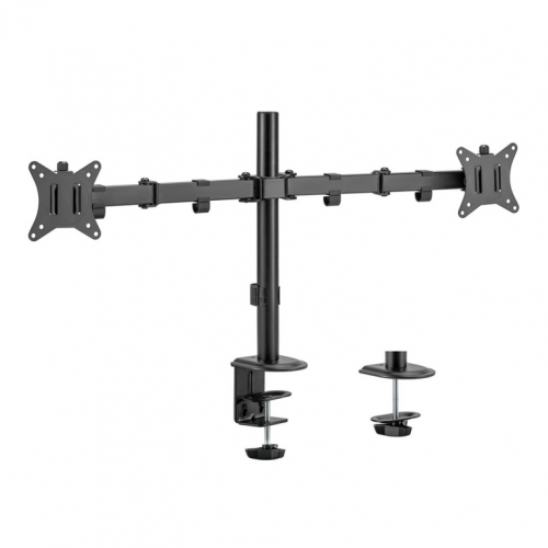 Maclean desk mount for 2 monitors, VESA 75x75 and 100x100, 17-32