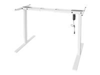 DIGITUS Electric Height Adjustable Desk Frame single motor white