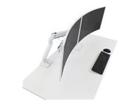 ERGOTRON HX Dual Monitor Desktop Arm white