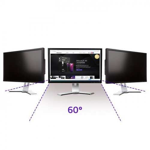 Qoltec 51057 display privacy filters 58.4 cm (23