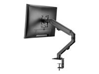 NEOMOUNTS Monitor DeskMount Gasspring up to 27inch 7kg Grommet/Clamp Full motion VESA75/100 black Mount