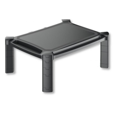 Techly Monitor stand for 32cali, plastic adjustable, black