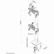 Neomounts FPMA-D960DVBLACKPLUS Tischhalterung für Breitbildschirme und curved Bildschirme bis 49