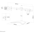 Neomounts Full-Motion-Tischhalterung für 10-27