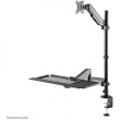 Neomounts DS90-325BL1 höhenverstellbarer, tischmontierter Arbeitsplatz für 17-32