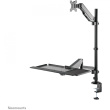 Neomounts DS90-325BL1 höhenverstellbarer, tischmontierter Arbeitsplatz für 17-32