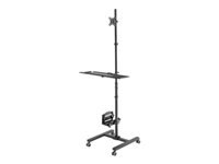 DIGITUS Mobile workstation with individual height adjustment