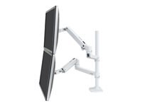 ERGOTRON LX DUAL Stacking Arm Tall Pole BWT