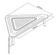 Gembird Adjustable monitor stand (triangle)