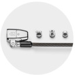 KENSINGTON ClickSafe 2.0 Universelles 3-in-1 Laptopschloss T-Bar Nano & Wedge-Shaped