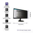 Qoltec Privatizing filter RODO 23,6 inch 16:9