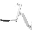 Sit-Stand-Workstation mit Wandhalterung für einen Monitor bis zu 24