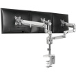 LogiLink BP0090 Tischhalterung 17'-32' 21KG 3 Monitore Silver