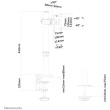 Neomounts FPMA-D510BLACK Tischhalterung für Flachbildschirme bis 32