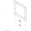 Vesa-Adapterplatte Sie vergrößert VESA 75x75 zu VESA 100x100 mm 25KG FPMA-VESA100 Neomounts