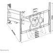 Neomounts FPMA-W460BLACK Wandhalter mit drei Drehpunkten für Flachbild-Fernseher bis 70