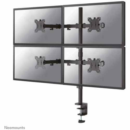 Neomounts FPMA-D550D4BLACK bewegliche Tischhalterung für 4 Bildschirme 13