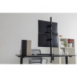 DIGITUS Monitor Vertical Mount 43.18-81.28cm 17-32Zoll 8kg max each clamp or grommet mount